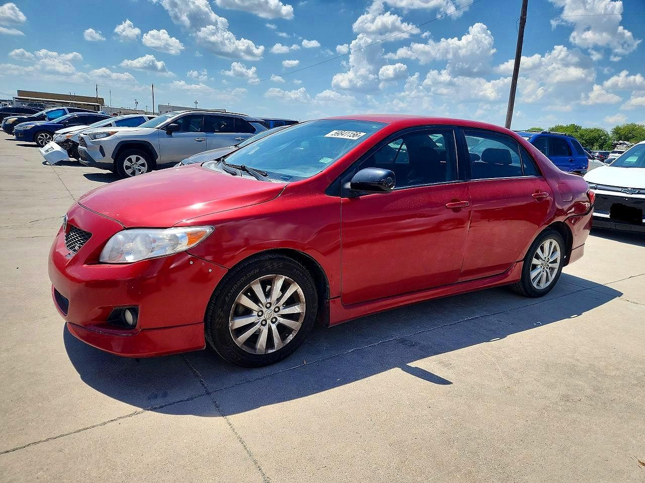 2010 Toyota Corolla LE, VIN 1NXBU4EE5AZ274910 — Rear end