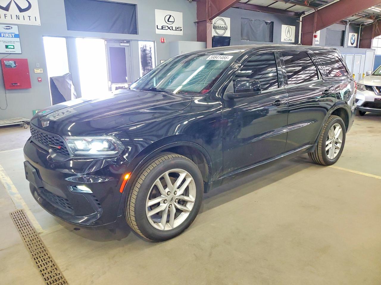 2022 Dodge Durango GT Plus, VIN 1C4RDJDG2NC104827 — Rear end