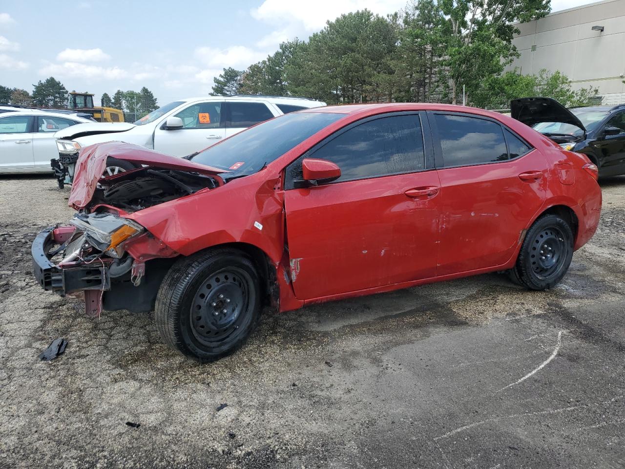 2018 Toyota Corolla L, VIN 2T1BURHE5JC047324 — Frame damage