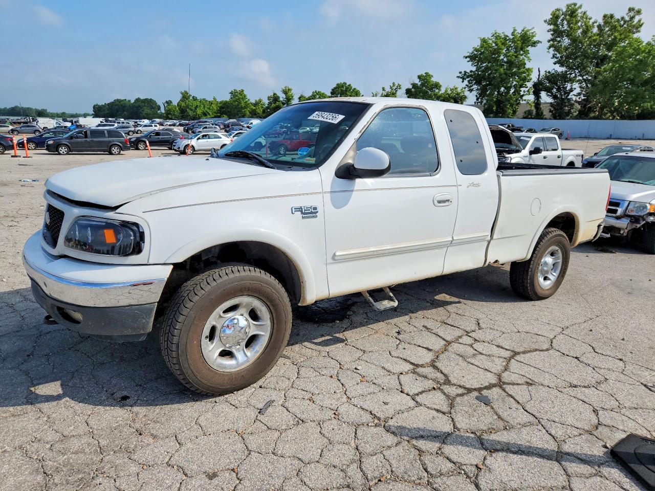 2001 Ford F-150 XL, VIN 1FTRX18LX1KB43938 — Interior fire