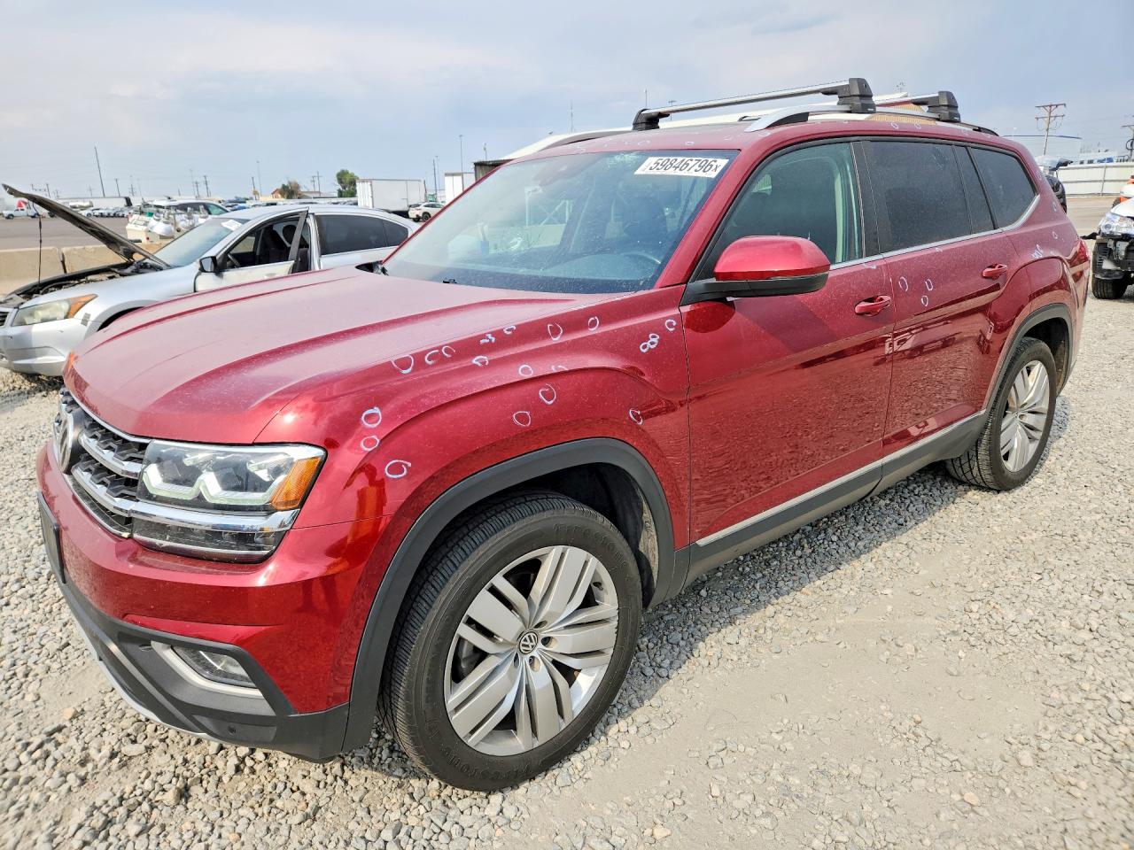 2019 Volkswagen Atlas SEL, VIN 1V2MR2CA5KC526650 — Hail