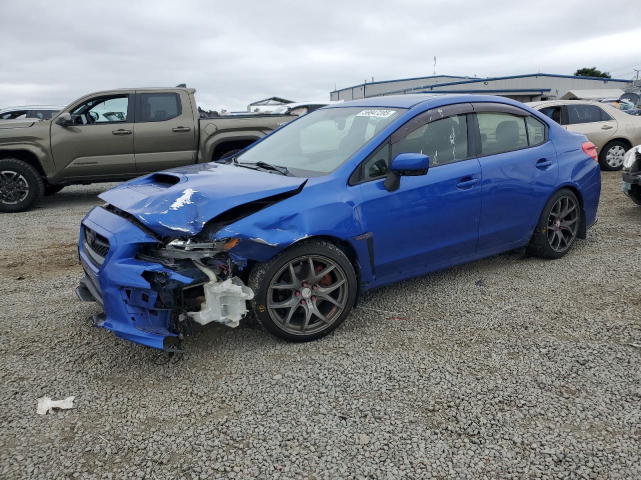 2016 Subaru WRX Premium, VIN JF1VA1E63G9812653 — Front end