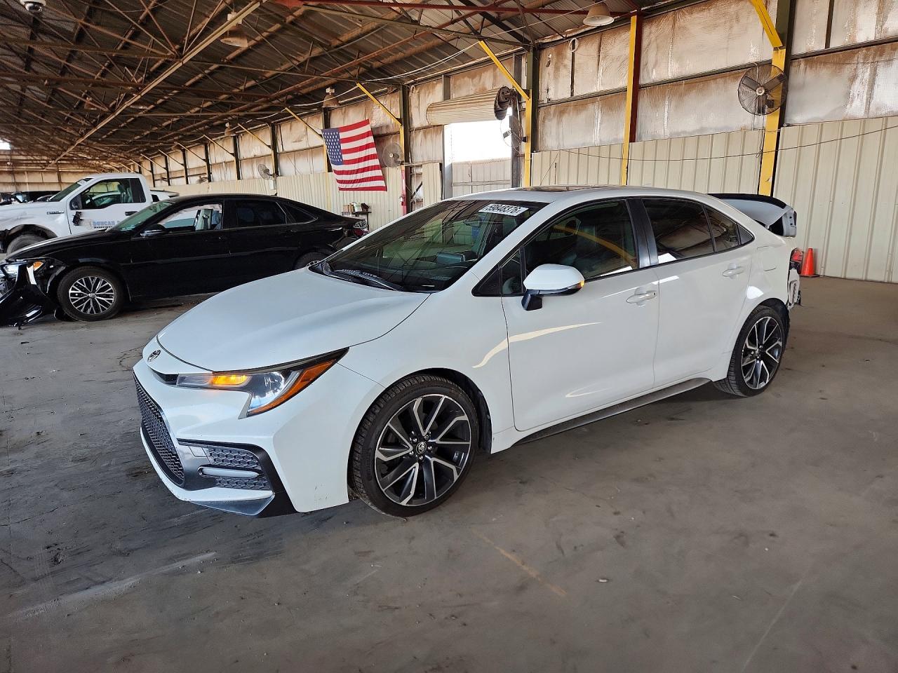 2021 Toyota Corolla XSE, VIN JTDT4MCE9MJ053943 — Rear end