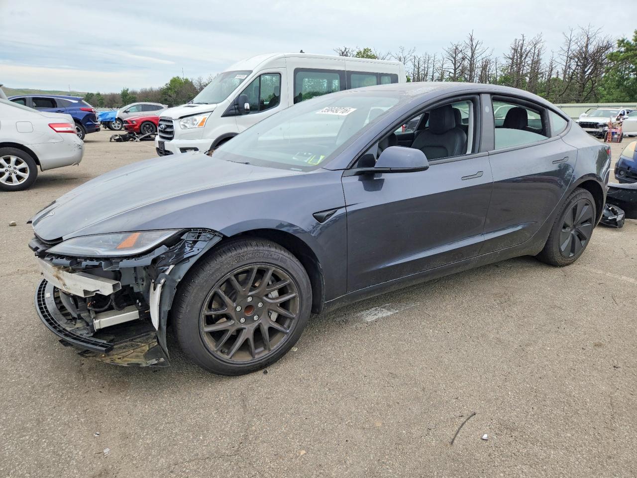 2024 Tesla Model 3, VIN 5YJ3E1EA3RF872595 — Front end