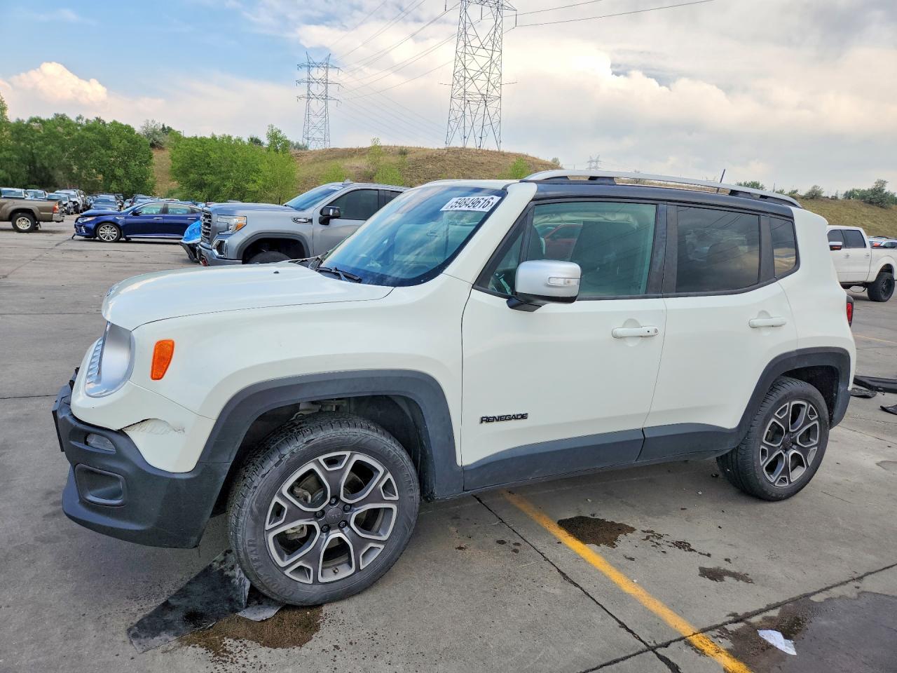 2018 Jeep Renegade Limited, VIN ZACCJBDB9JPG82812 — Front end
