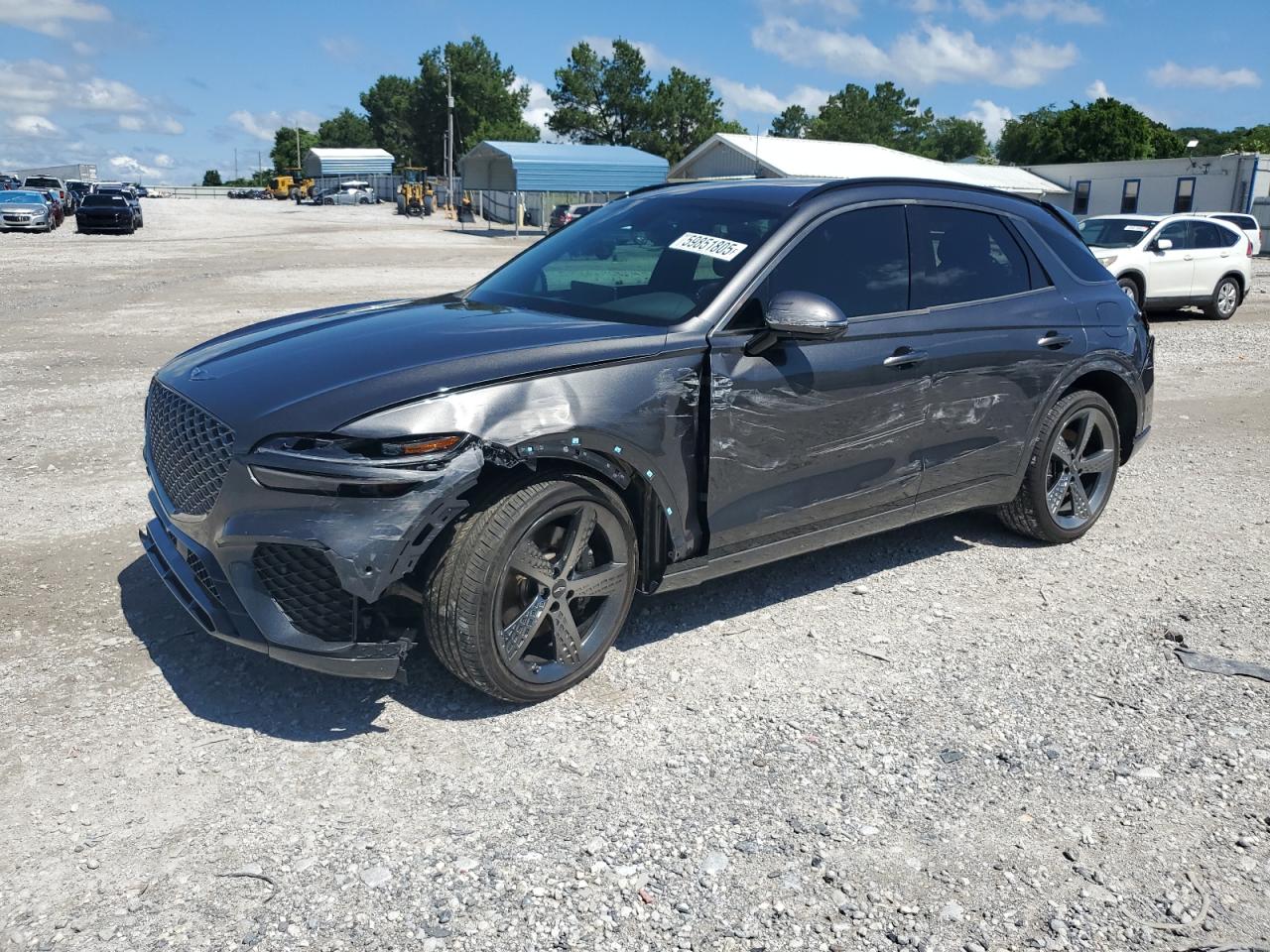 2023 Genesis GV70 2.5T, VIN KMUMADTB9PU119393 — Rear end