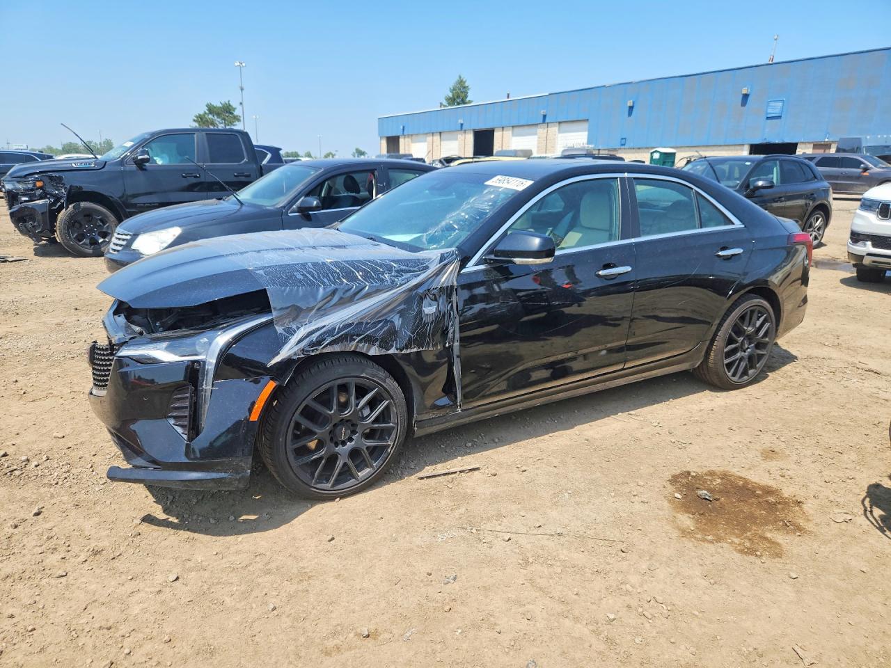 2021 Cadillac CT4 Premium Luxury, VIN 1G6DF5RK4M0112147 — Front end