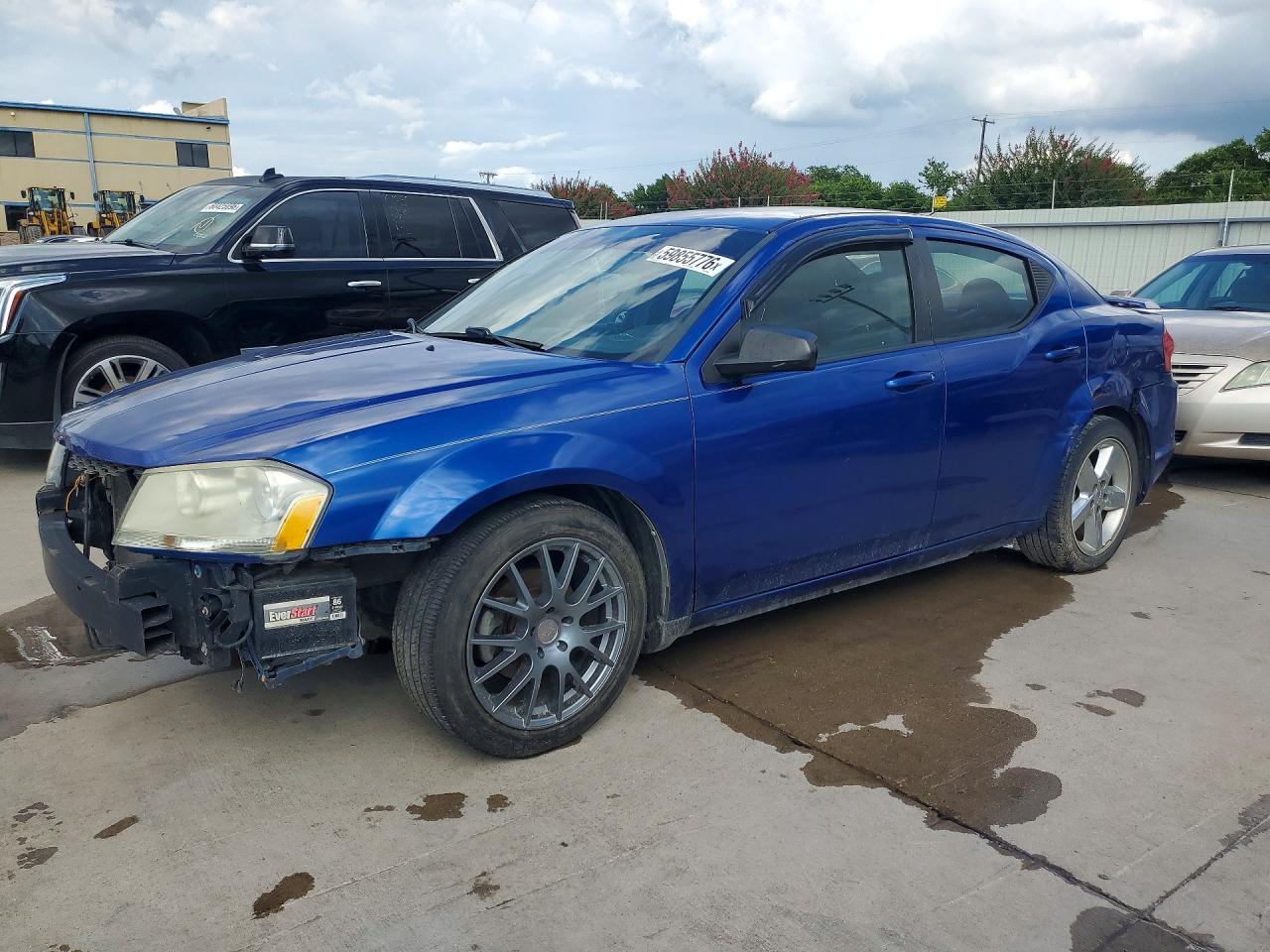 2014 Dodge Avenger SE, VIN 1C3CDZAB7EN220305 — Front end