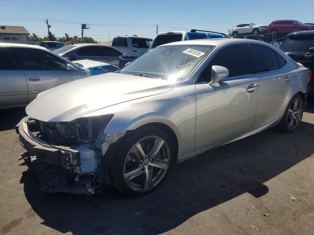 2017 Lexus IS 200t, VIN JTHBA1D25H5041793 — Front end