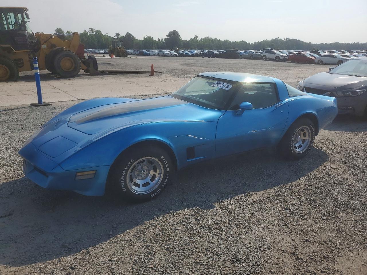 1981 Chevrolet Corvette, VIN FLA1B103864CH — Burn