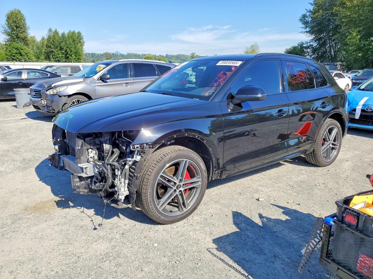 2025 Audi Q5 S line Premium Plus, VIN WA1E2AFY4S2024516 — Front end