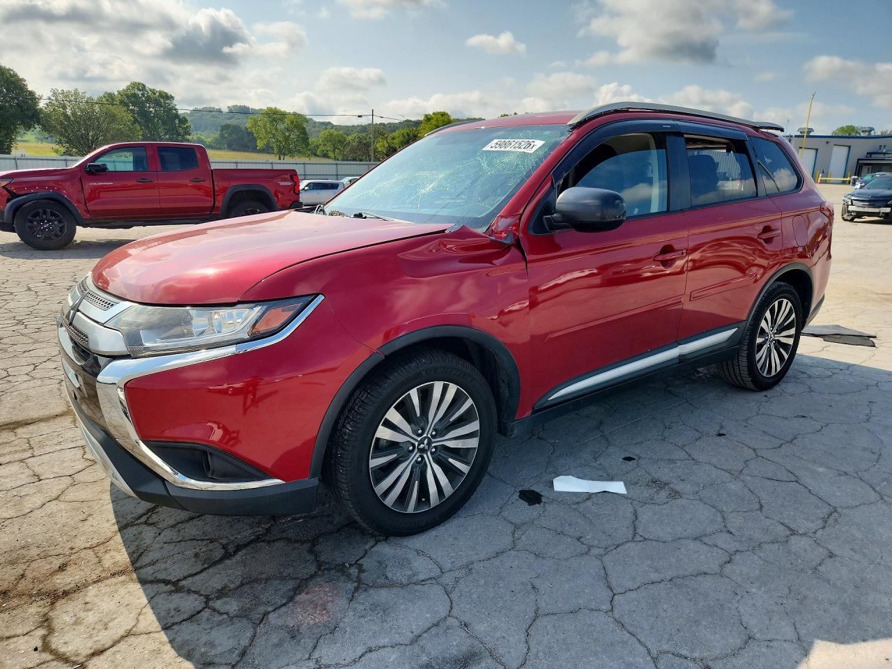 2019 Mitsubishi Outlander ES, VIN JA4AD2A35KZ018595 — Крыша