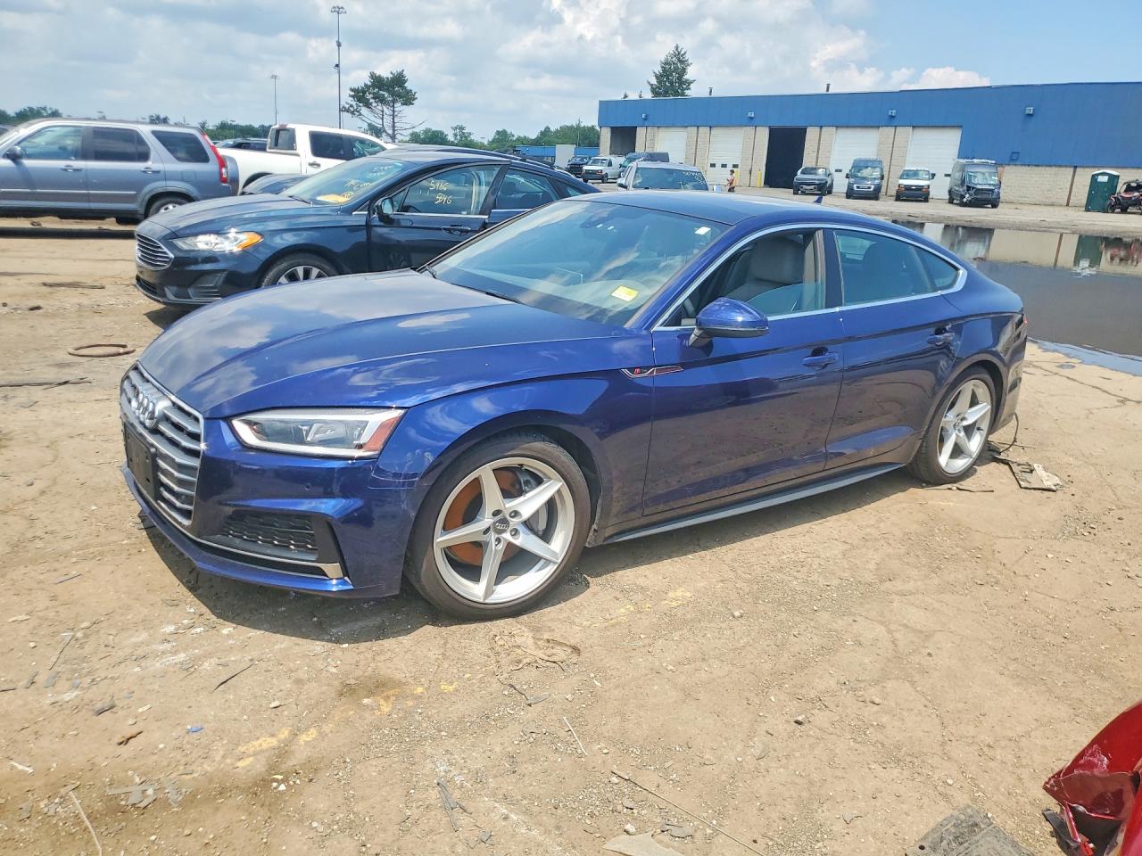 2019 Audi A5 Sportback Premium Plus, VIN WAUENCF52KA032017 — Зад