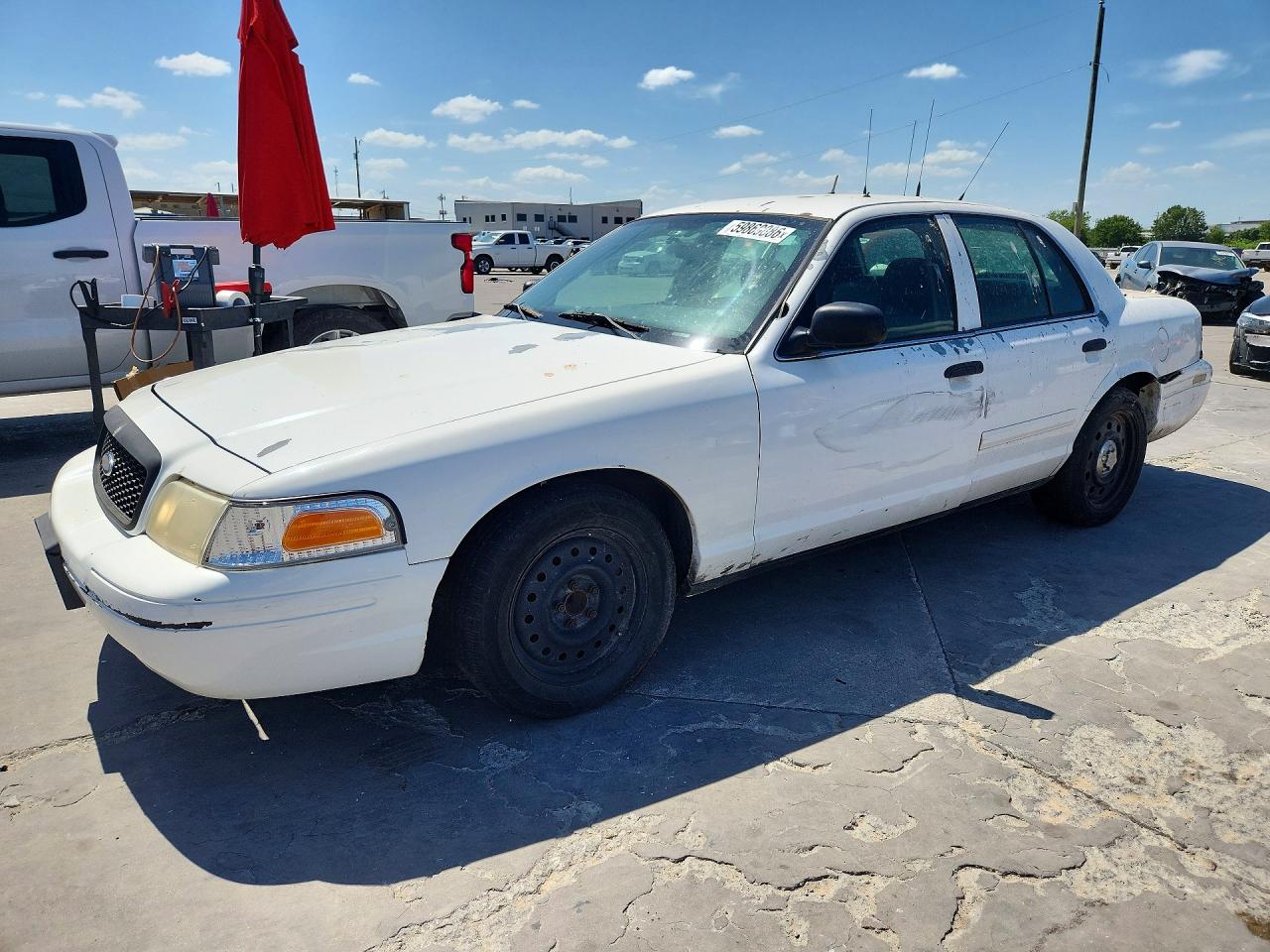 2008 Ford Police Interceptor, VIN 2FAFP71V08X143056 — Undercarriage
