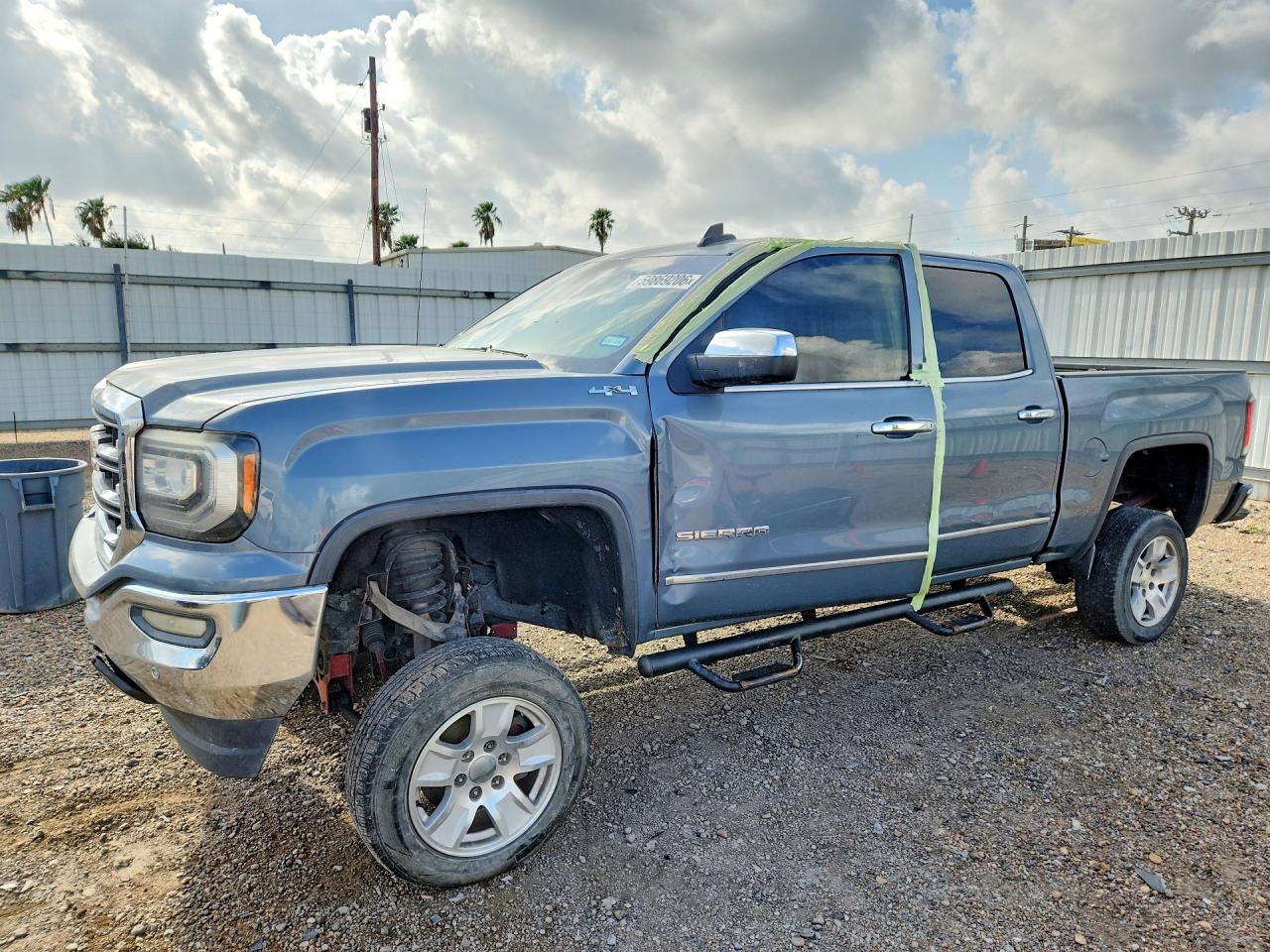 2016 GMC Sierra 1500 SLT, VIN 3GTU2NEC7GG217823 — Interior fire