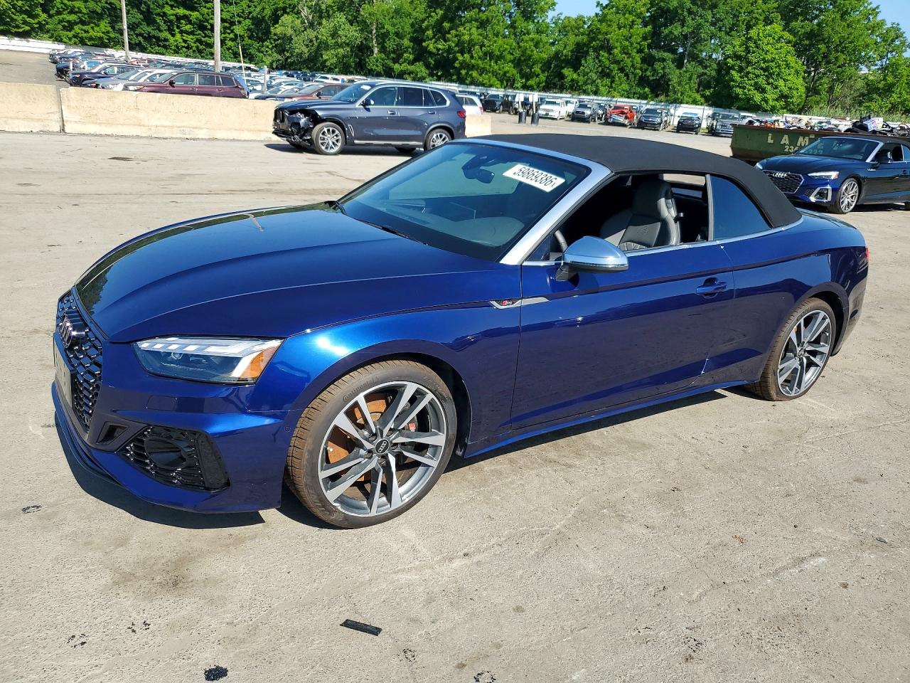 2024 Audi S5 Premium Plus, VIN WAUW4GF58RN000190 — Вода / потоп