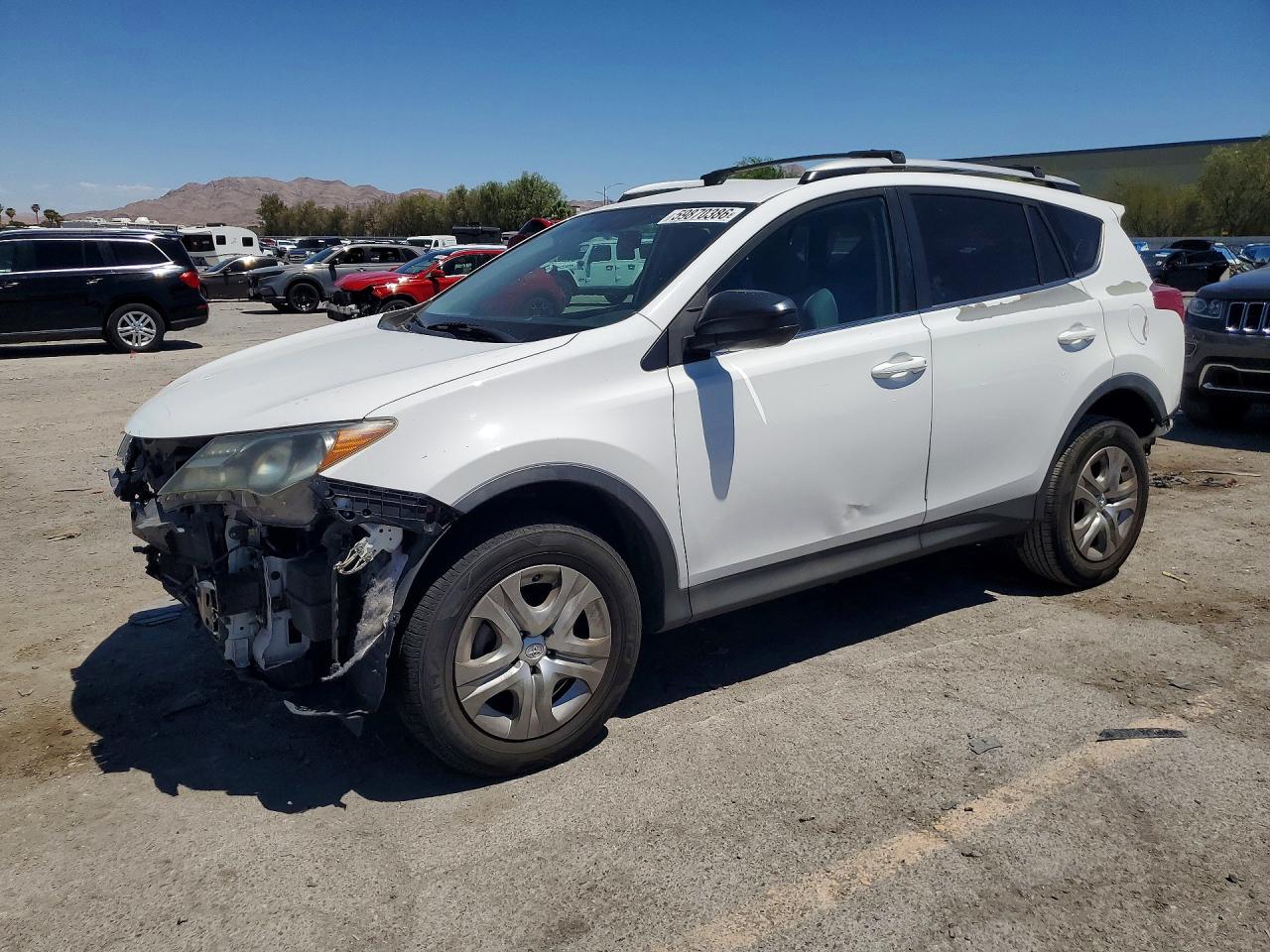 2014 Toyota RAV4 LE, VIN 2T3ZFREV9EW100728 — Front end
