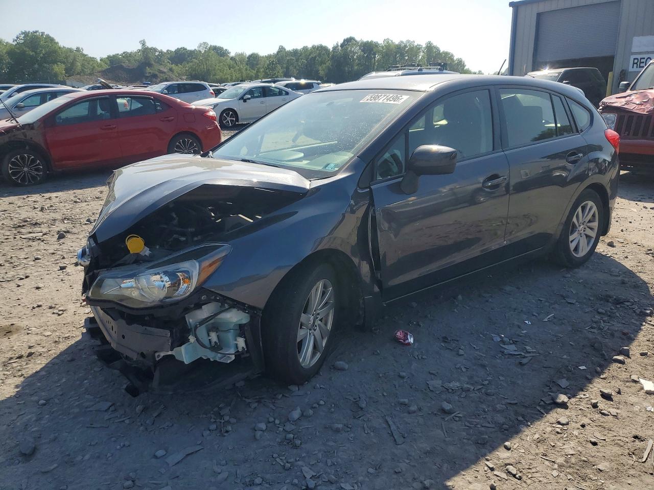 2015 Subaru Impreza Premium, VIN JF1GPAC64F8310104 — Front end