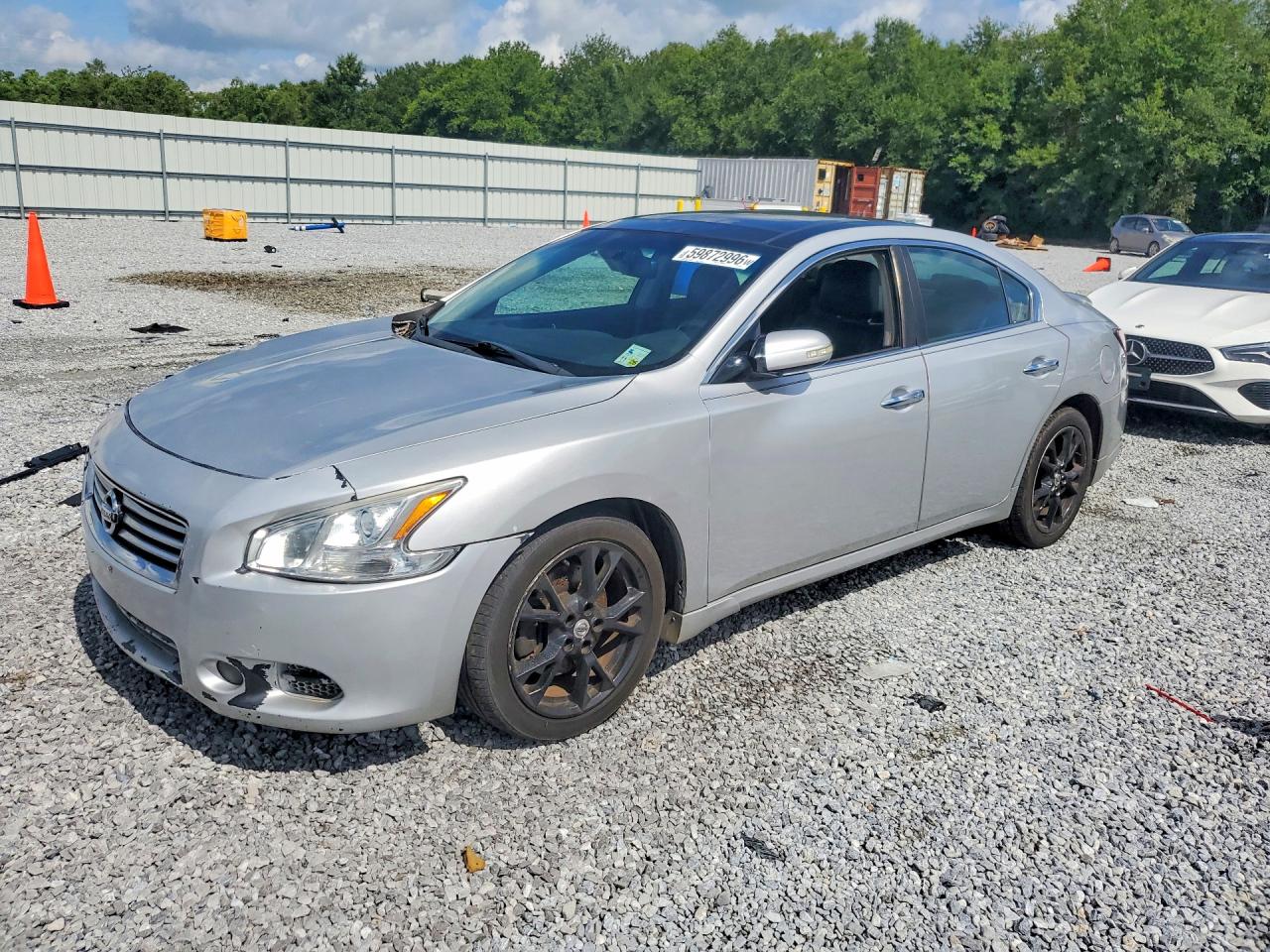 2012 Nissan Maxima SV, VIN 1N4AA5AP9CC838191 — Зад