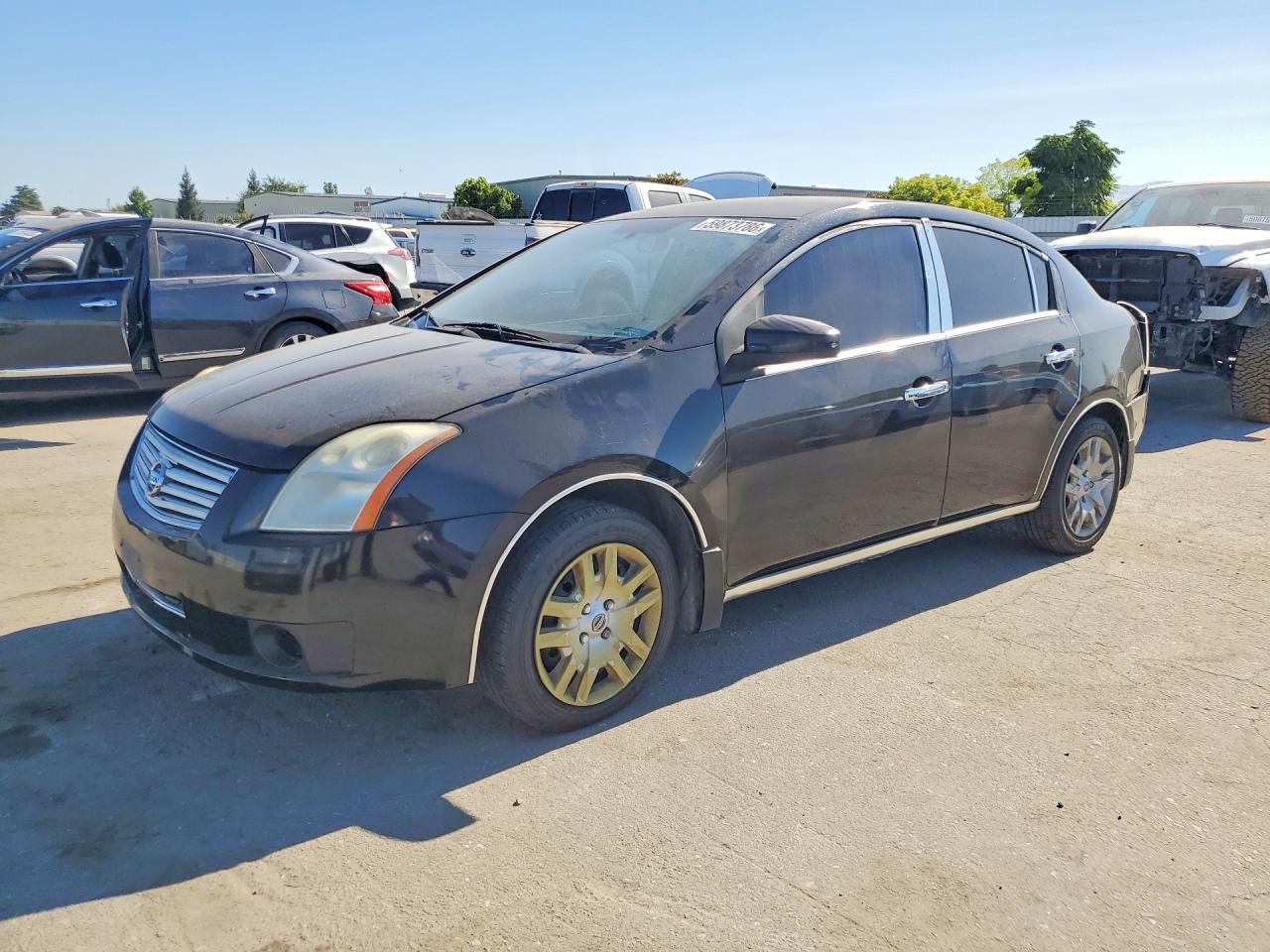 2007 Nissan Sentra S, VIN 3N1AB61EX7L713970 — Rear end