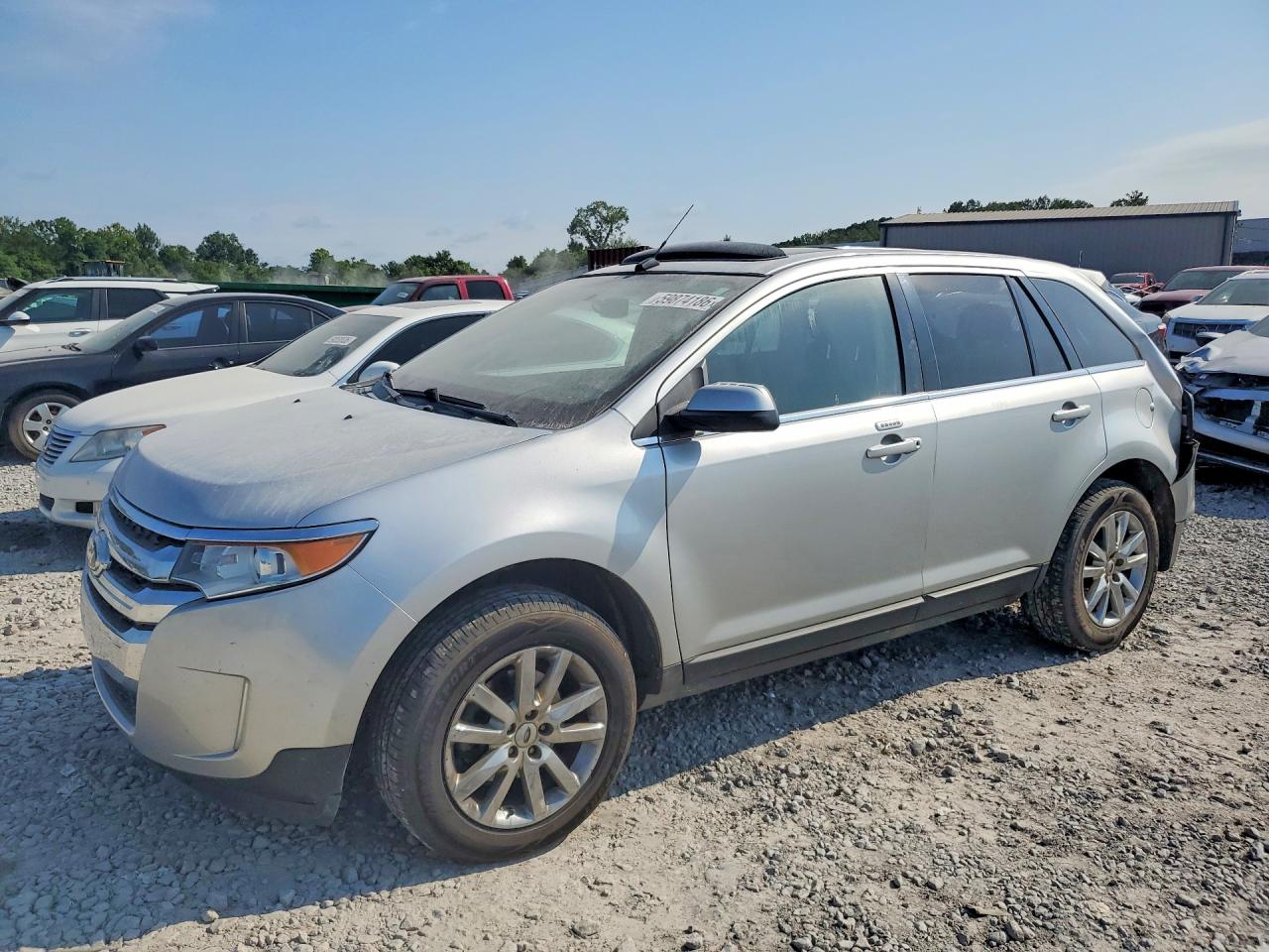 2013 Ford Edge Limited, VIN 2FMDK3KCXDBA13858 — Rear end