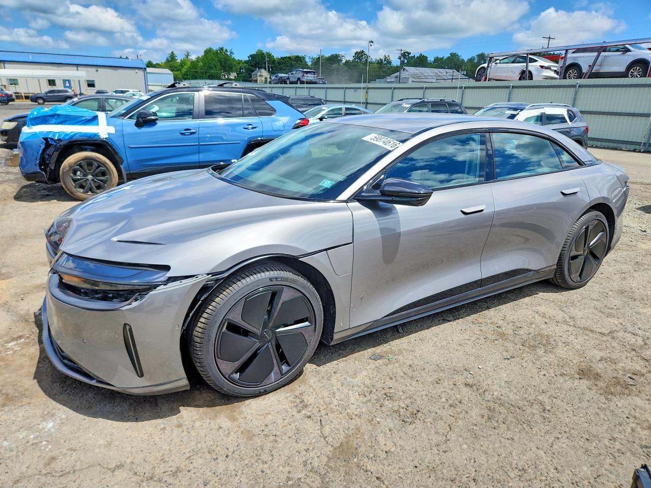 2025 Lucid Air Pure, VIN 50EA1PGA6SA008329 — Front end