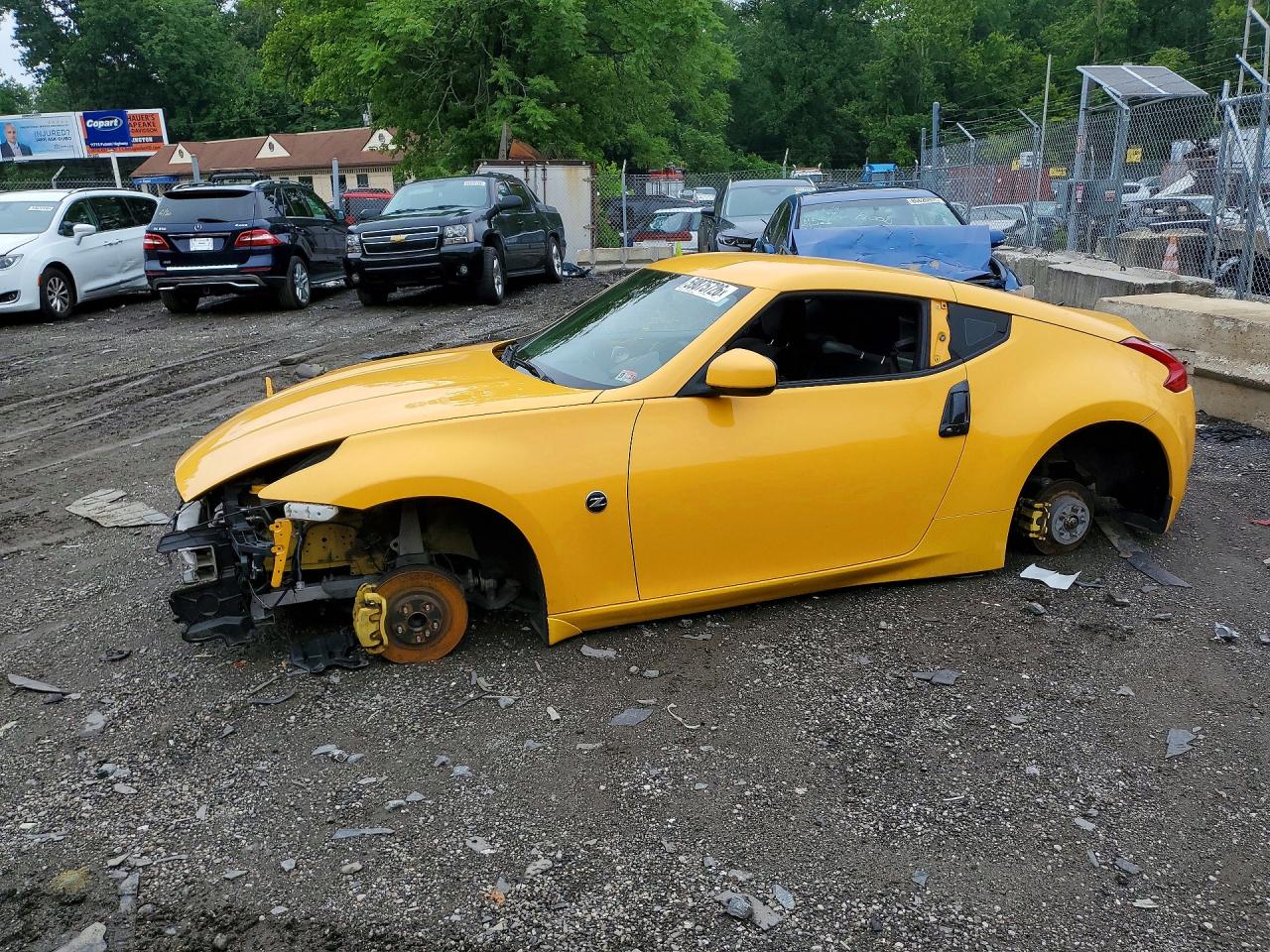 2017 Nissan 370Z, VIN JN1AZ4EH3HM951882 — Vandalism