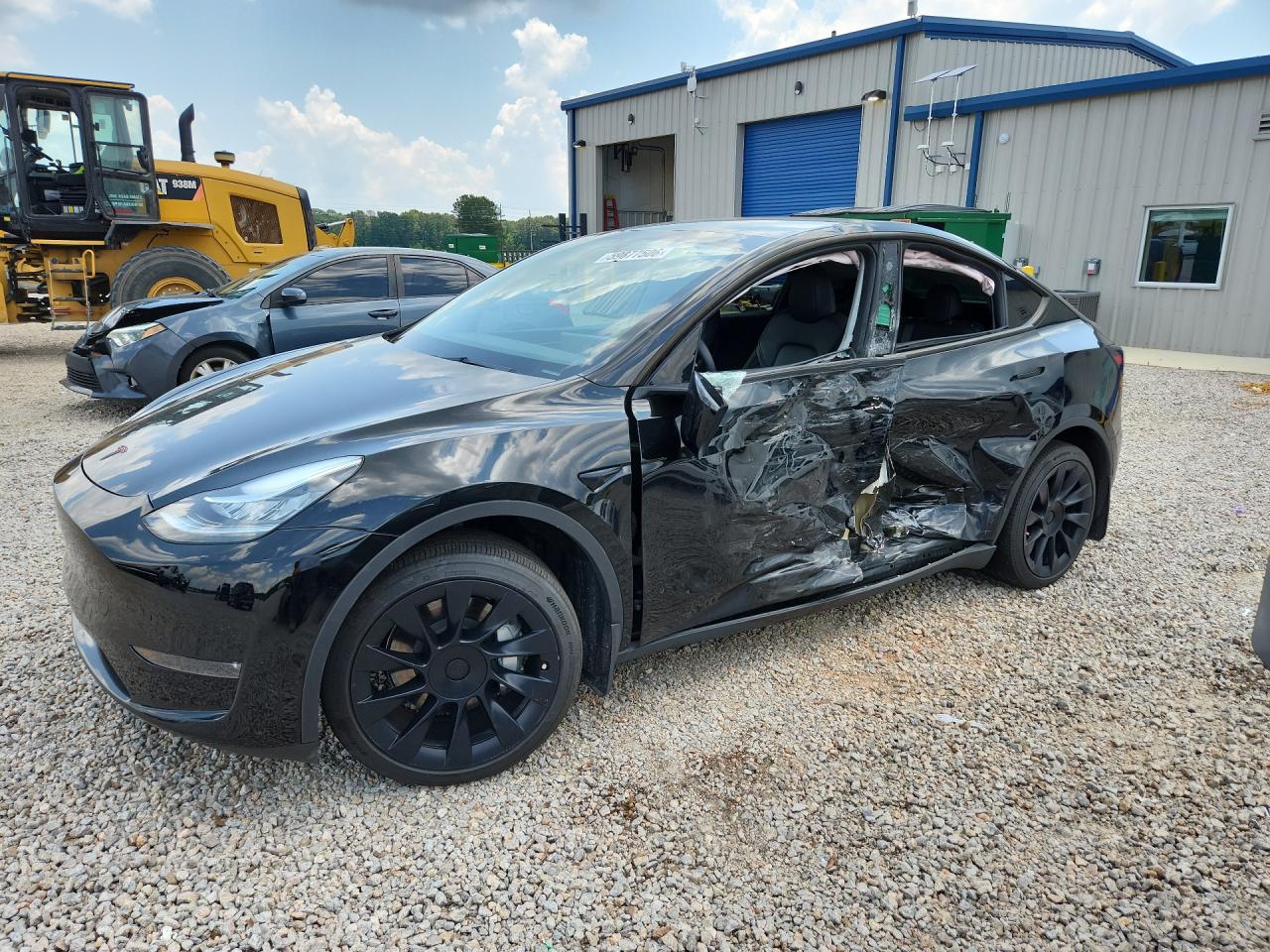 2023 Tesla Model Y Long Range, VIN 7SAYGDEE0PA044019 — All over