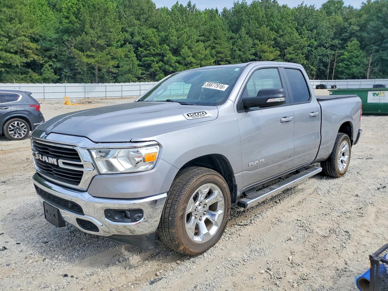 2021 Ram 1500 Big Horn, VIN 1C6SRFBT9MN614568 — Roof