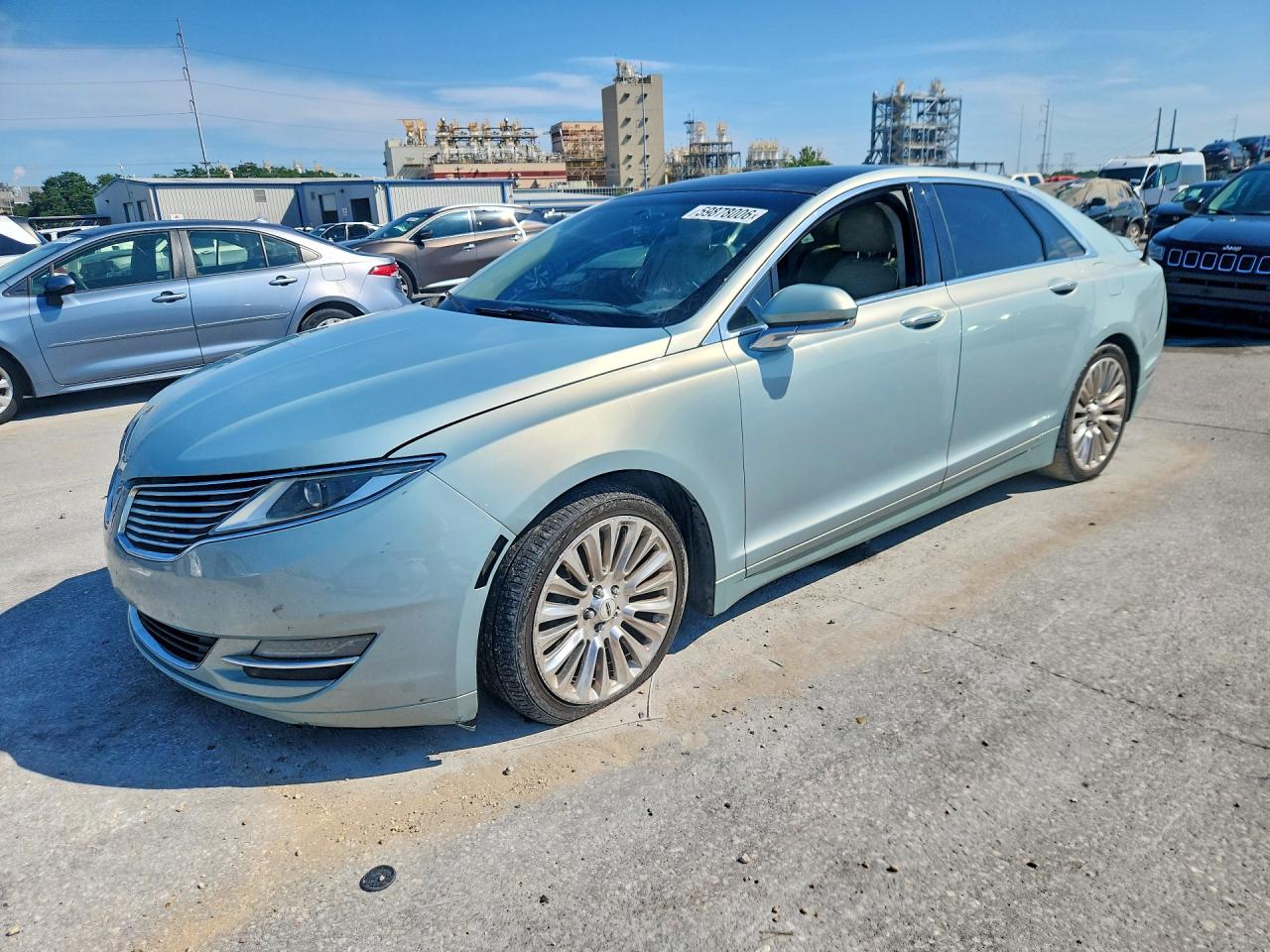 2013 Lincoln MKZ Hybrid, VIN 3LN6L2LU3DR825480 — Water / flood