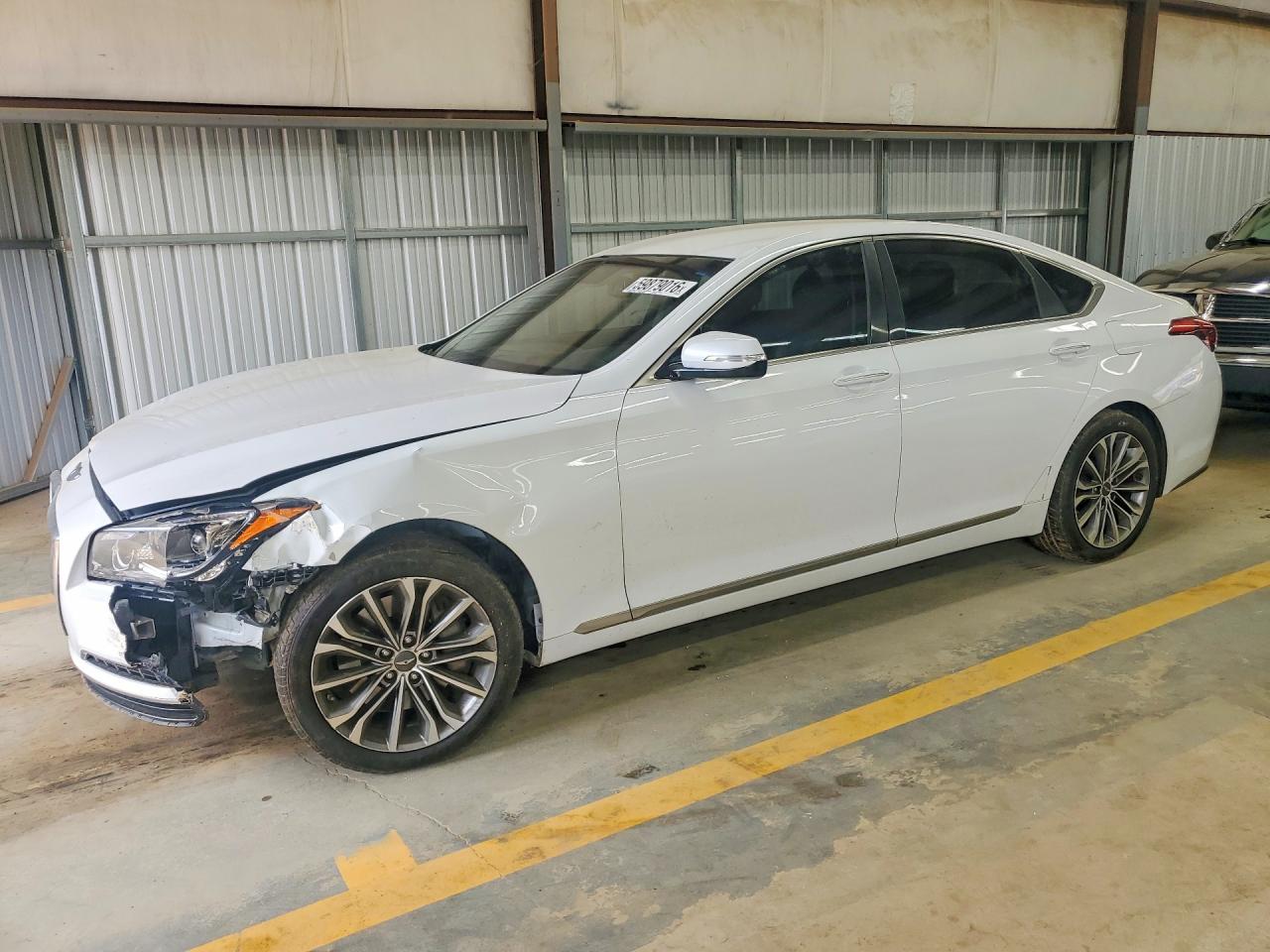 2016 Hyundai Genesis 3.8L, VIN KMHGN4JE0GU129629 — Front end