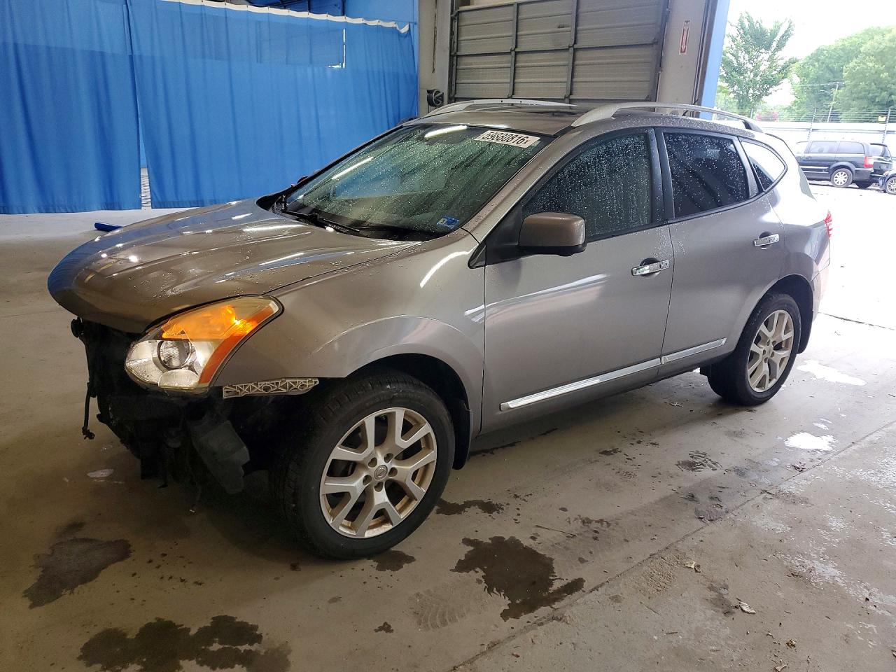 2012 Nissan Rogue SL, VIN JN8AS5MV9CW354672 — Повреждение рамы