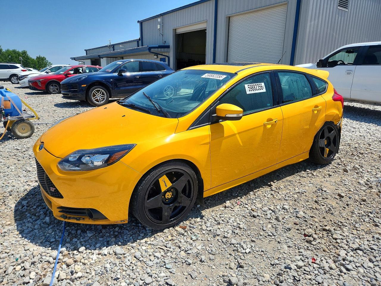 2013 Ford Focus ST, VIN 1FADP3L99DL163166 — Rear end