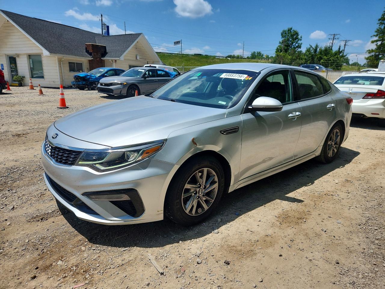 2019 Kia Optima LX, VIN 5XXGT4L3XKG296097 — Minor dents and scratches