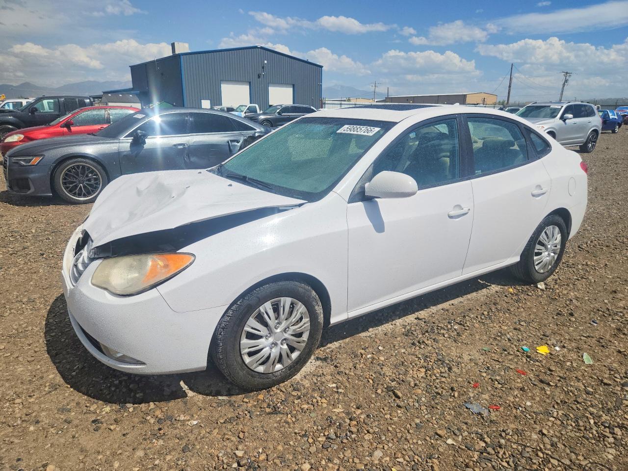 2010 Hyundai Elantra GLS, VIN KMHDU4ADXAU099124 — Front end