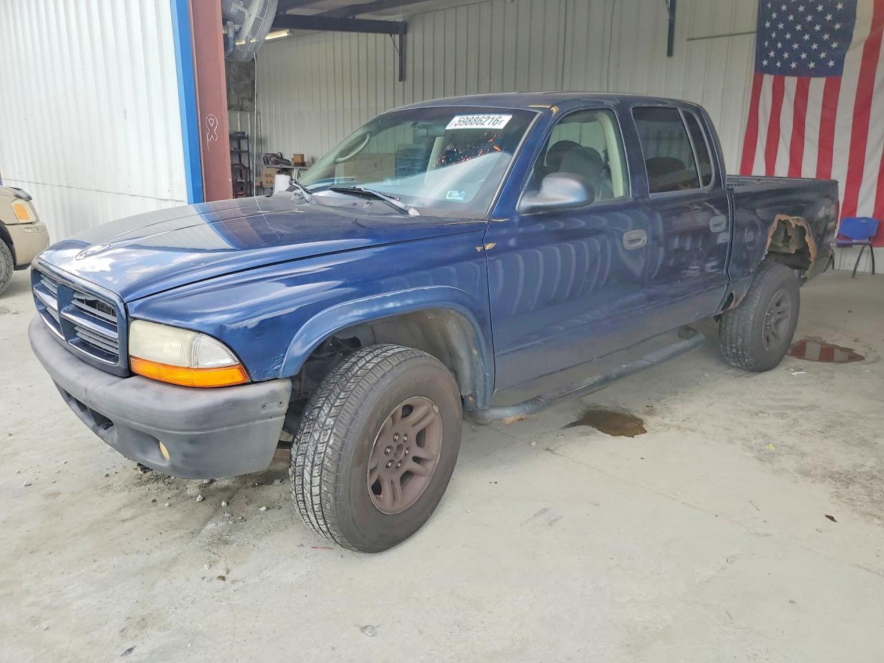 2003 Dodge Dakota Sport, VIN 1D7HG38X63S369168 — Front end
