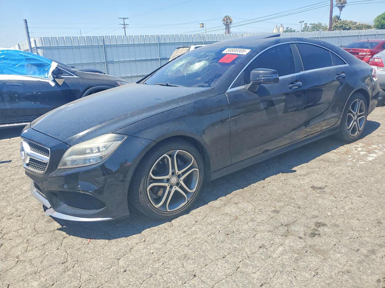2016 Mercedes-Benz CLS 400, VIN WDDLJ6FB4GA163556 — Vandalism