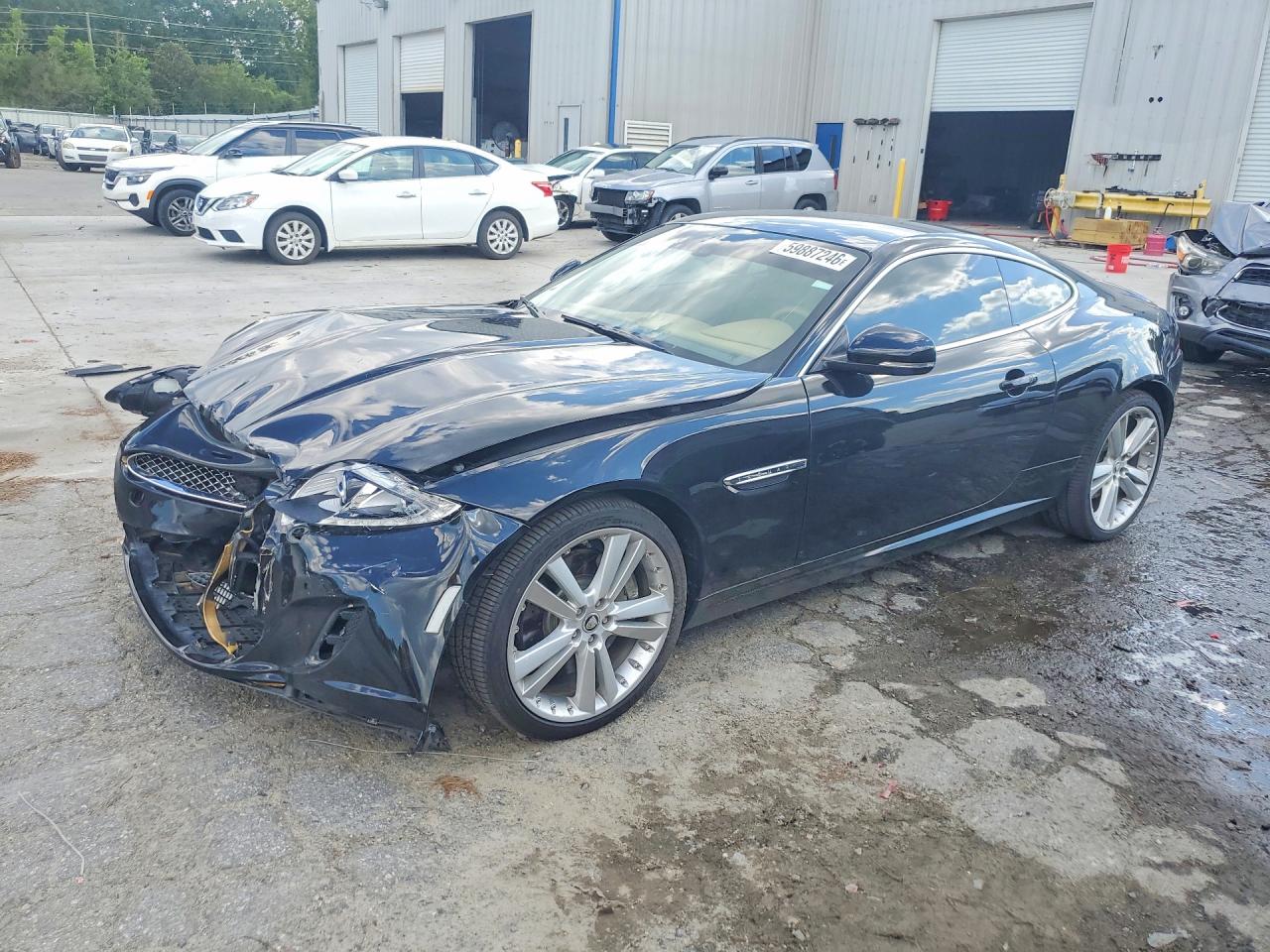 2013 Jaguar XK, VIN SAJWA4FB2DLB50904 — Front end