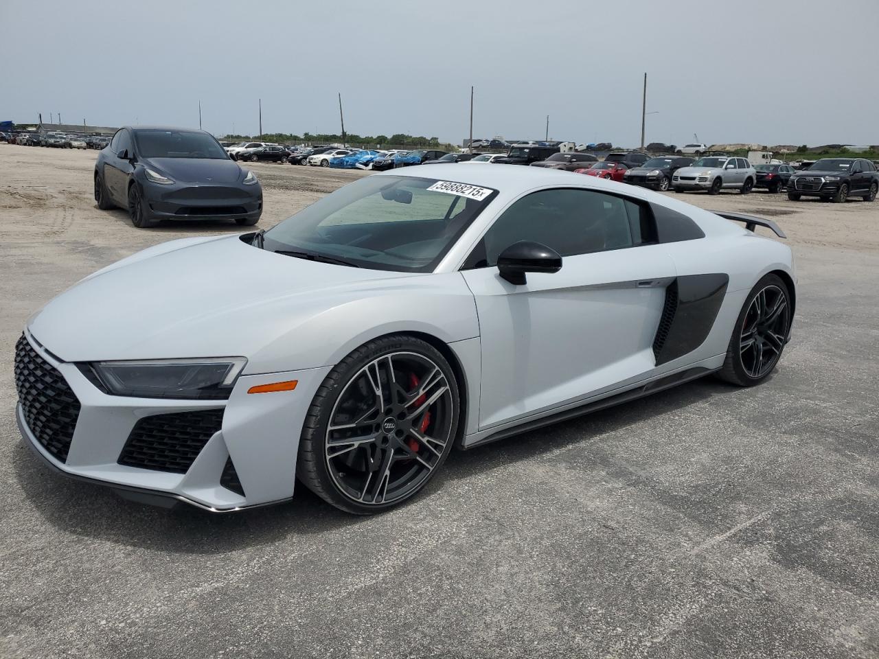 2020 Audi R8 performance quattro, VIN WUAKBAFX9L7900195 — Prior damage history