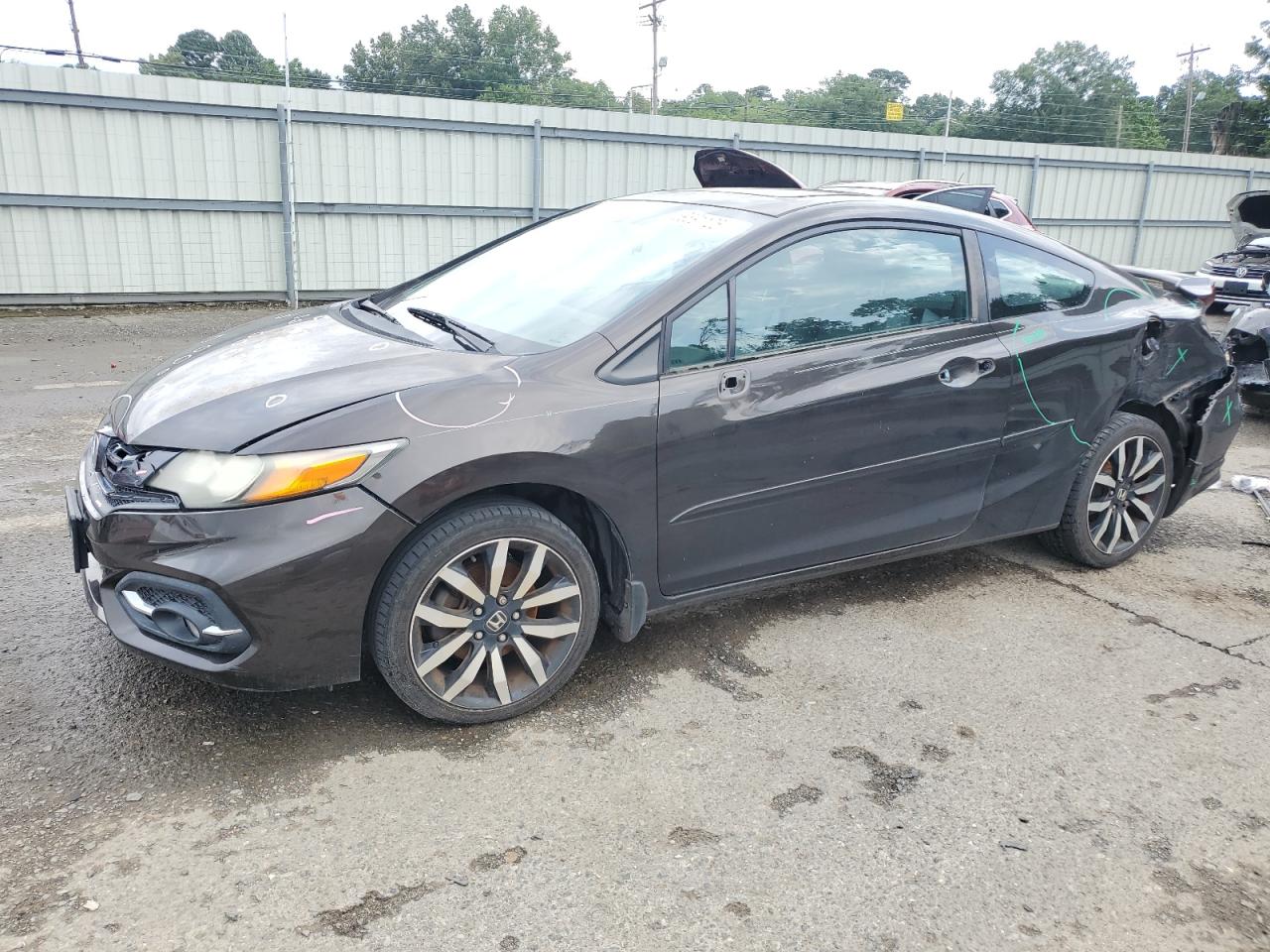 2014 Honda Civic EX-L, VIN 2HGFG3B02EH525103 — Rear end