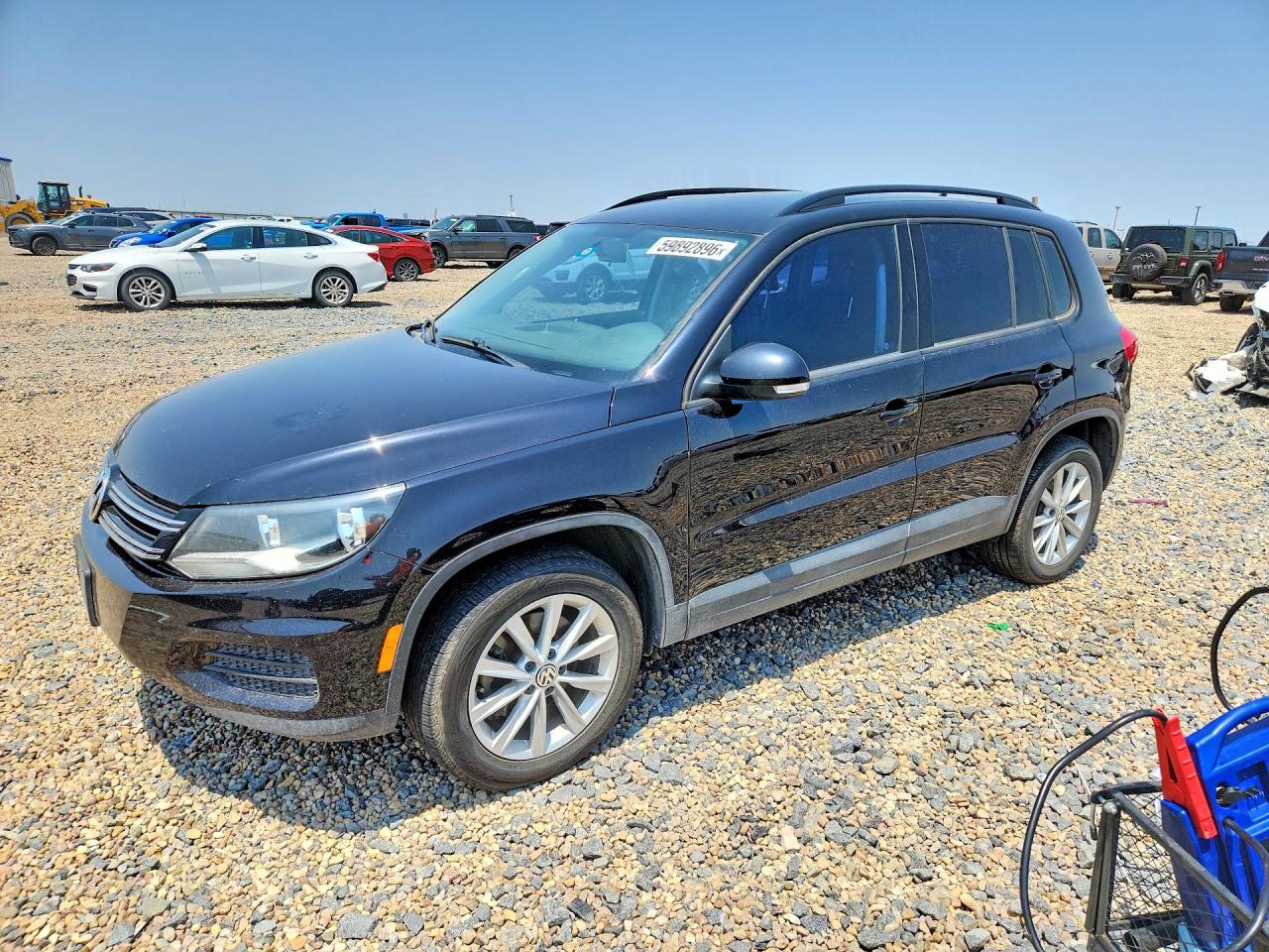 2017 Volkswagen Tiguan S, VIN WVGBV7AX0HK054845 — Rear end