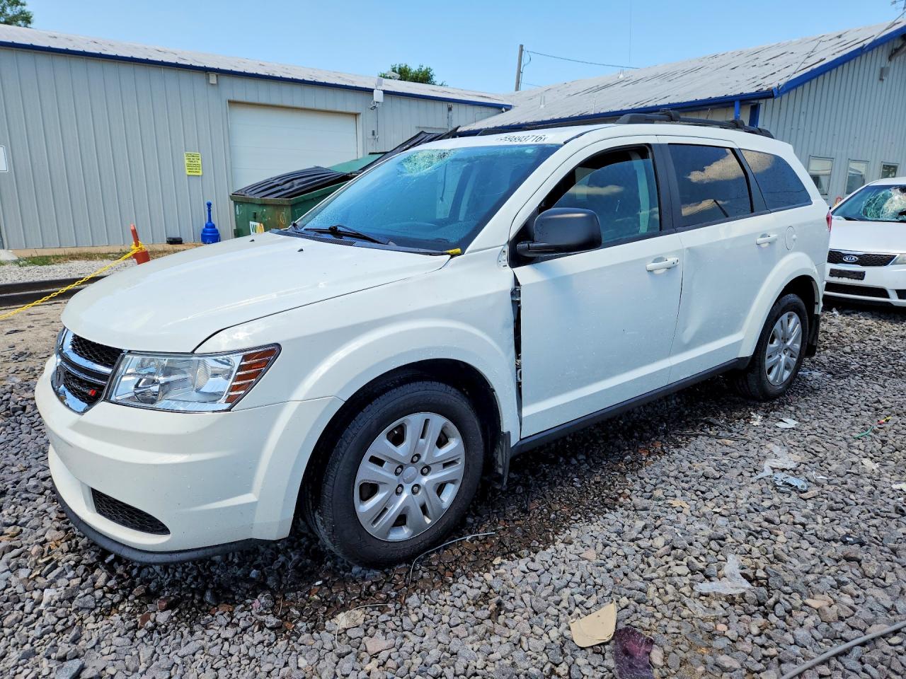 2018 Dodge Journey SE, VIN 3C4PDCAB3JT448581 — Бок