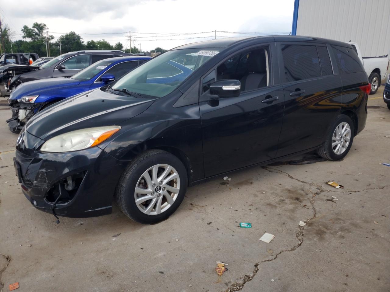 2013 Mazda 5 Sport, VIN JM1CW2BL3D0150141 — Front end