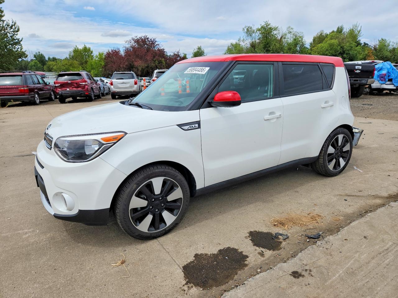 2017 Kia Soul +, VIN KNDJP3A5XH7460412 — Rear end