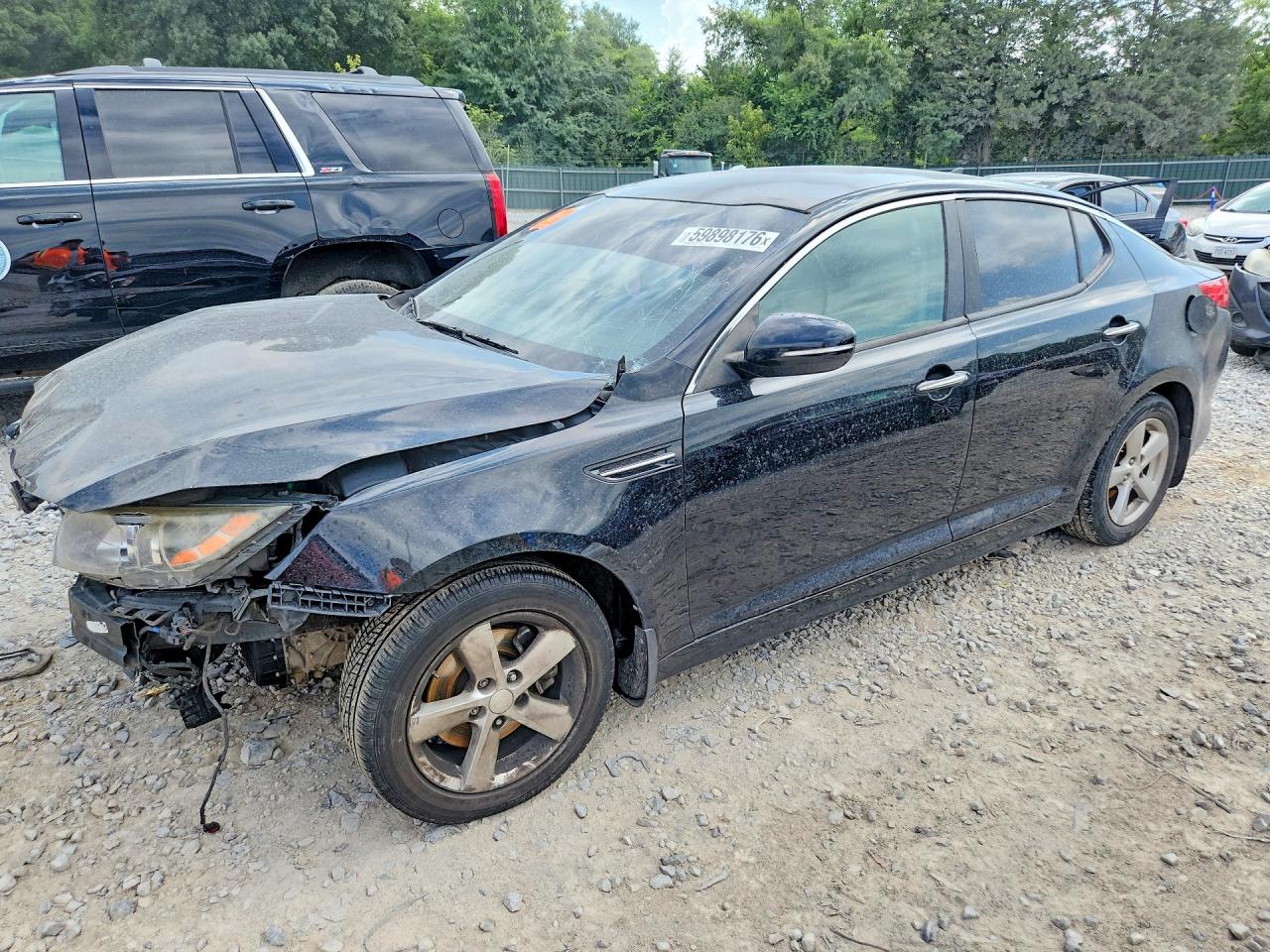 2015 Kia Optima LX, VIN 5XXGM4A75FG425985 — Front end