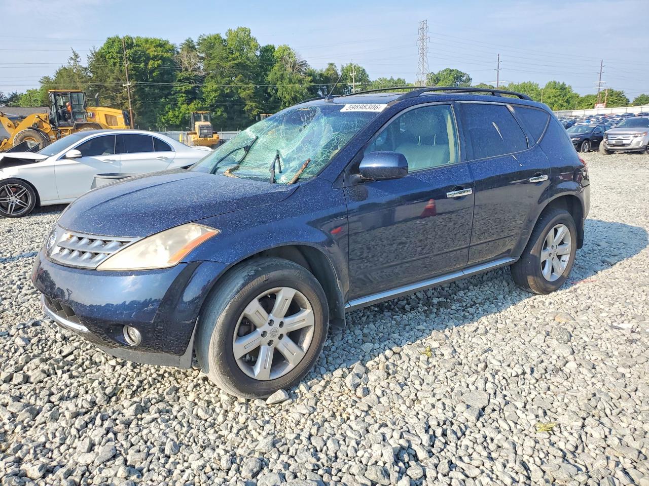 2007 Nissan Murano SL, VIN JN8AZ08W17W617115 — Front end