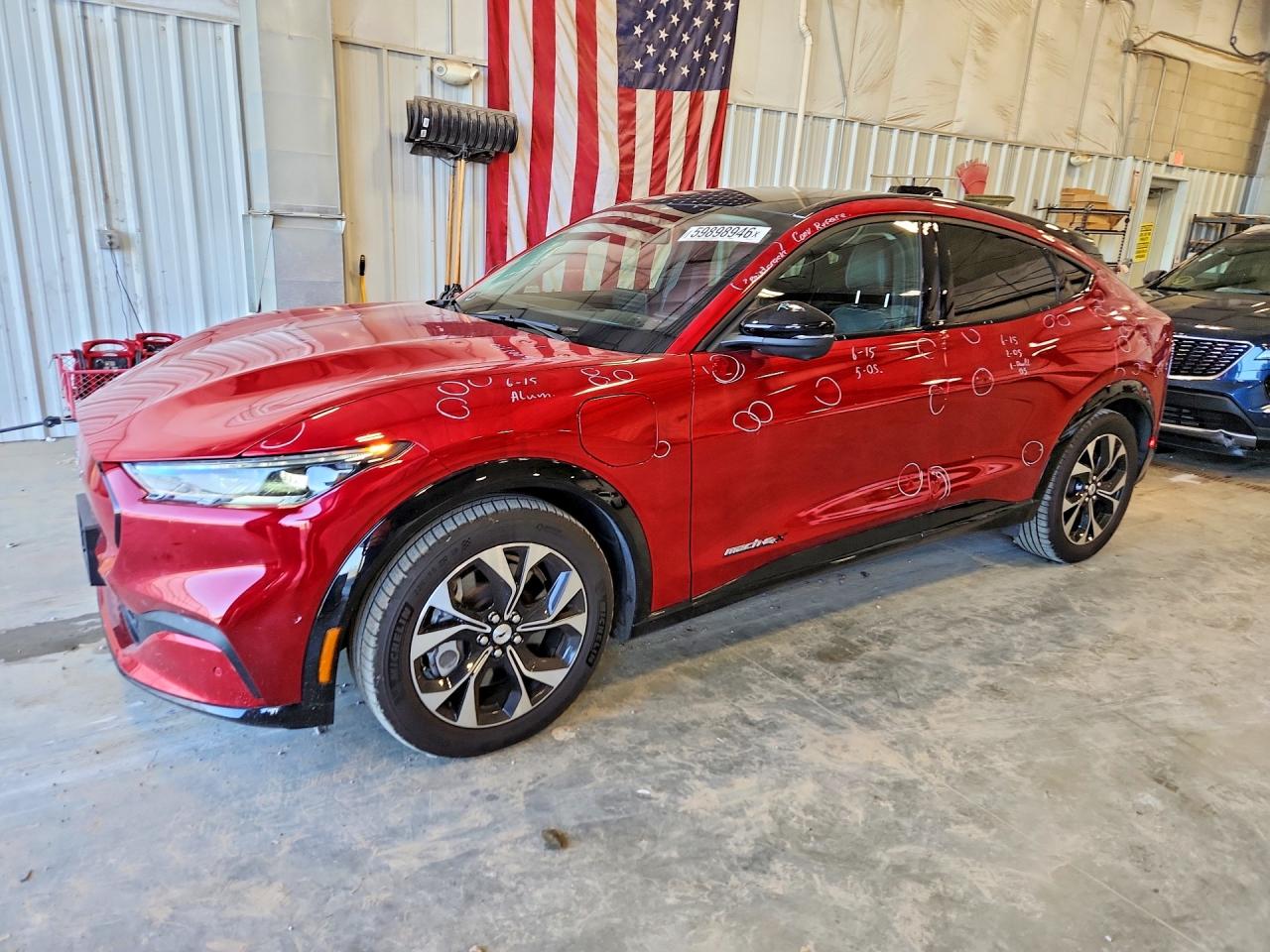 2021 Ford Mustang Mach-E Premium, VIN 3FMTK3SU3MMA64573 — Hail
