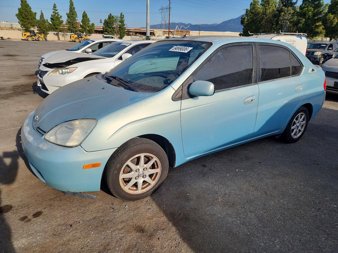 2001 Toyota Prius, VIN JT2BK12U710021530 — Зад