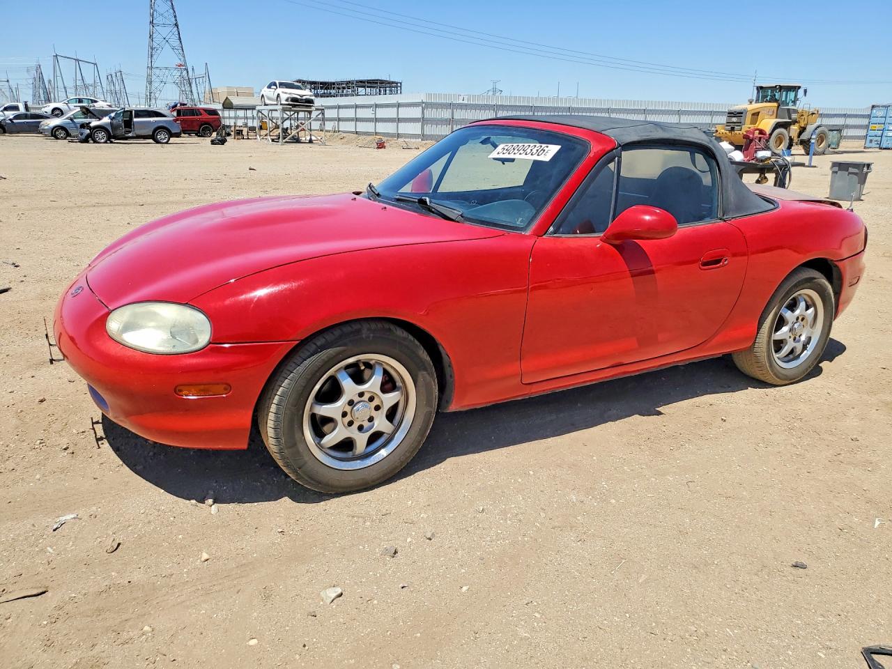 1999 Mazda MX-5 Miata, VIN JM1NB3539X0134696 — Rear end