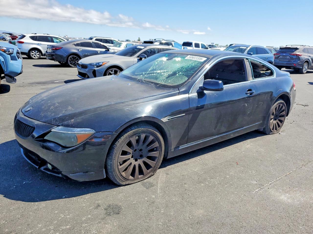 2004 BMW 6 Series 645Ci, VIN WBAEH73404B189097 — Vandalism